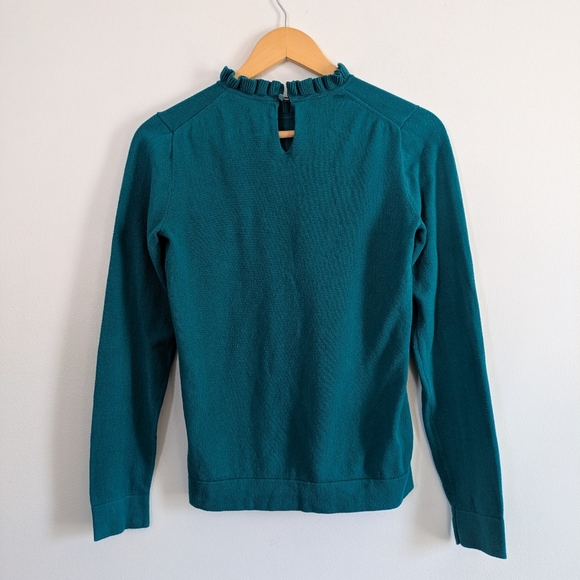 J. Crew Ruffle Neck Sweater - Picture 3 of 5